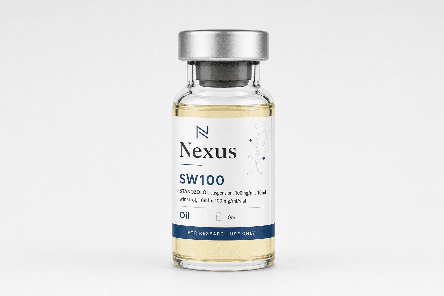 STANOZOLOL suspension , 100mg/ml, 10ml product visual