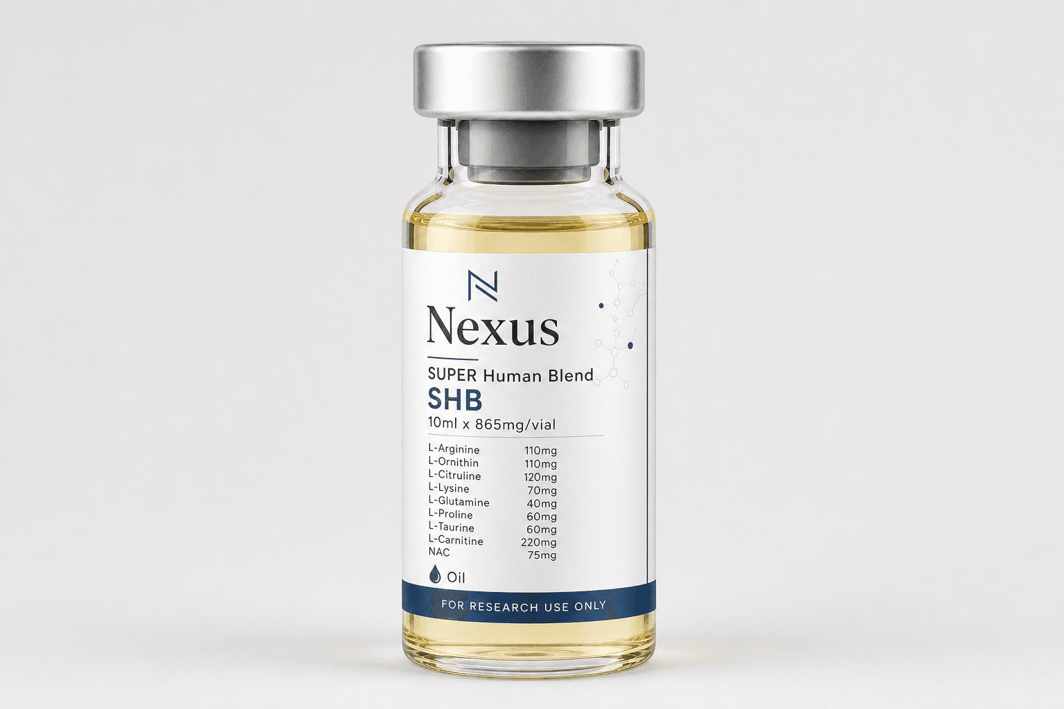 SUPER Human BlendL-Arginine 110mgL-Ornithin 110mgL-Citruline 120mgL-Lysine 70mgL-Glutamine 40mgL-Proline 60mgL-Taurine 60mgL-Carnitine 220mgNAC 75mg 产品图